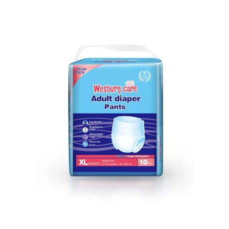 Senior Unisex Incontinence Disposable Panty Adult Diaper Underwear Men Women Adult Pants Diaper Soft Top Cotton Channel Wood Age