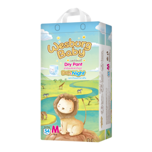 Wesburgbaby Basic baby pants diaper 360° stretchy waistband 