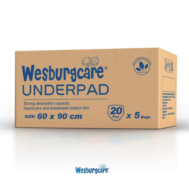 60cm*90cm underPad of Brand Wesburg from China Manufacturer