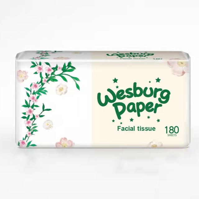 Facial tiussue 100% Natural wood pulp Tiusse paper for wholesale from China manufacturer brand Wesburgpaper