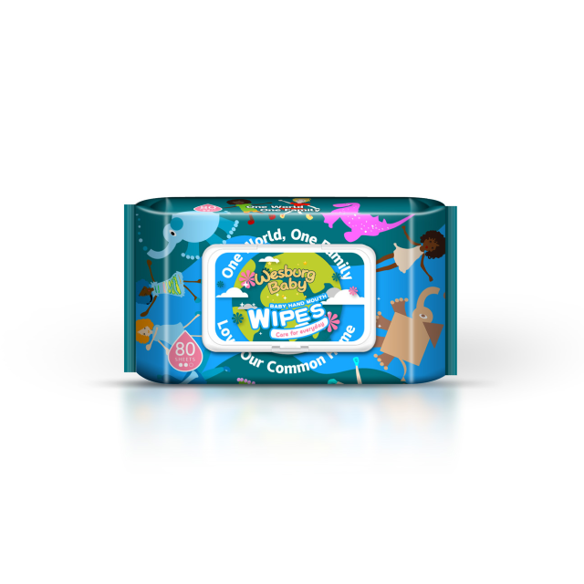 Wesubrg home care Wet-wipes hand and face of wesburgwipes wet paper for baby and mother and home use