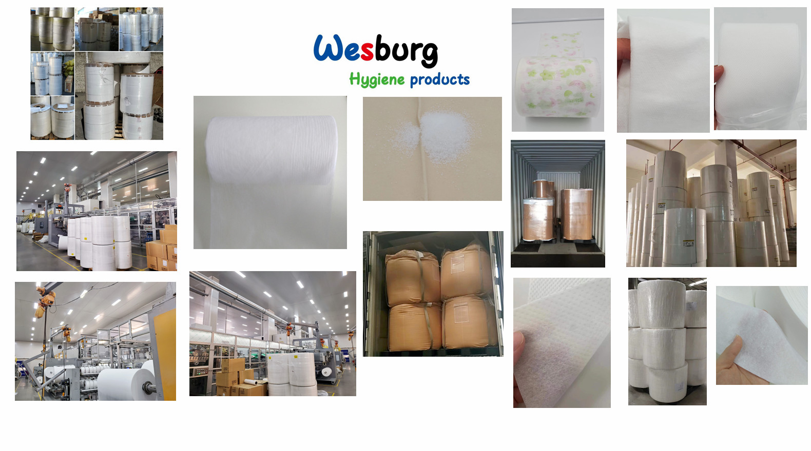  Hygiene Raw Materials : Nonwoven、&nbsp; Sap、 PE film 、Diaper Magic tape&nbsp; 
