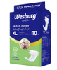 Wesburg Adult diaper tape type adult diaper belt type adult diaper Experience the ultimate combination of comfort and absorbency that keeps you feeling dry and secure all day long