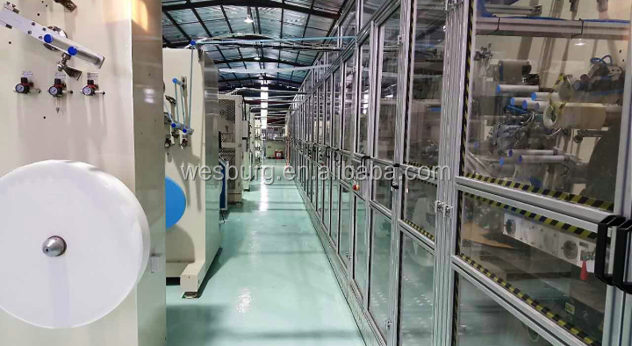 High quality baby diaper production line used baby diaper machine