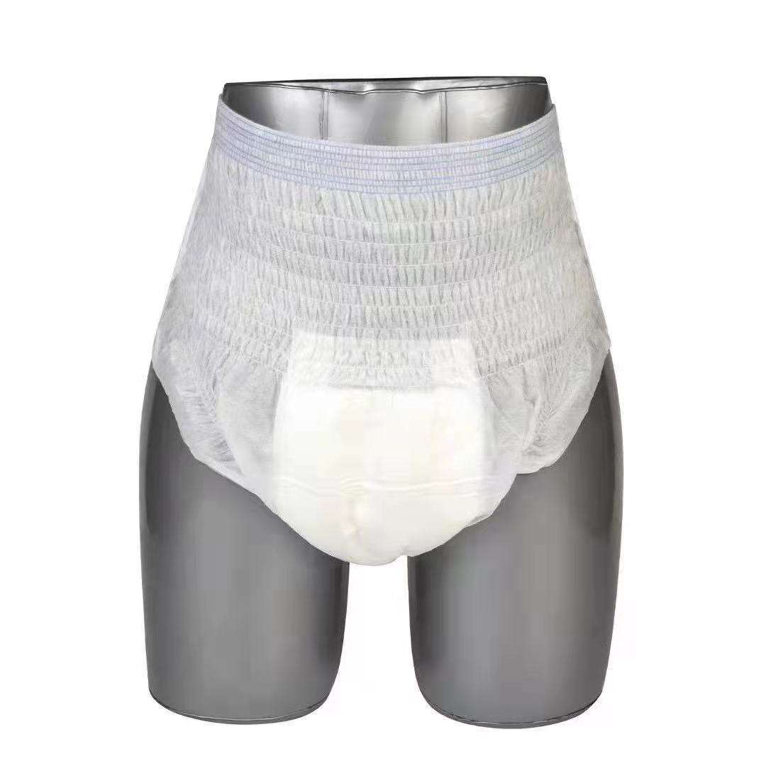 Senior Unisex Incontinence Disposable Panty Adult Diaper Underwear Men Women Adult Pants Diaper Soft Top Cotton Channel Wood Age
