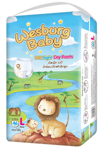 Wesburgbaby Basic baby pants diaper 360° stretchy waistband International Edition