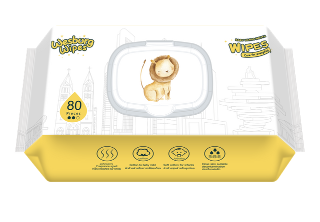 Wesubrg home care Wet-wipes hand and face of wesburgwipes wet paper for baby and mother and home use