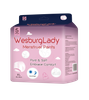 WesburgLady Disposable Underwear for Women, Organic Cotton Cover - Incontinence Pads, Postpartum Essentials, Disposable Underwear, Unscented, Maximum Coverage 